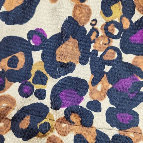 🔺️Apt 9 Metallic Gold, Black, & Fuchsia Print Sleeveless Top Medium - Picture 12 of 12